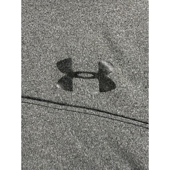 Under Armour ColdGear Men's Medium Gray 1/4 Zip Pullover Fleece Lined Loose Fit - Picture 4 of 10